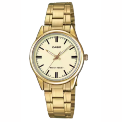 Casio General LTP-V005G-9AUDF Gold Stainless Steel Women Watch